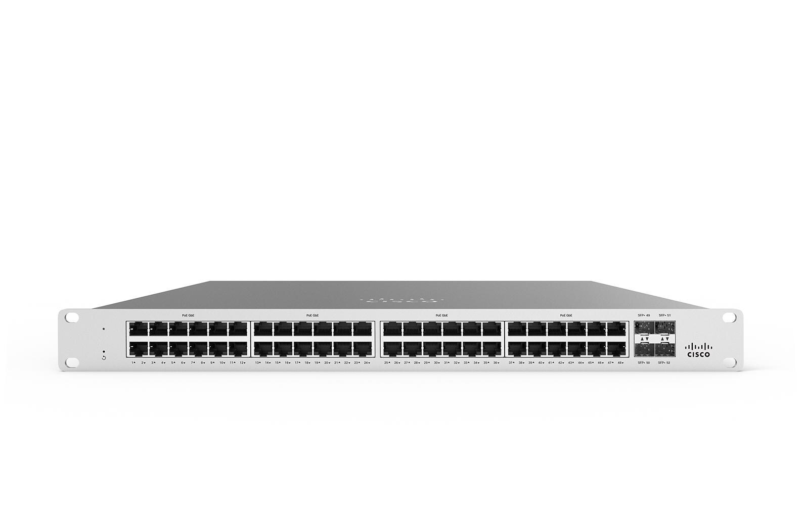PoE+ Switch MS125-48FP 52 Port<br>MS125-48FP Cloud-verwaltetes Switching für kleine Zweigstellen und Büros