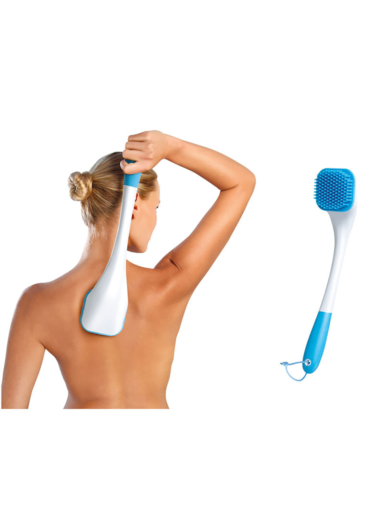 Brosse pour le dos en silicone