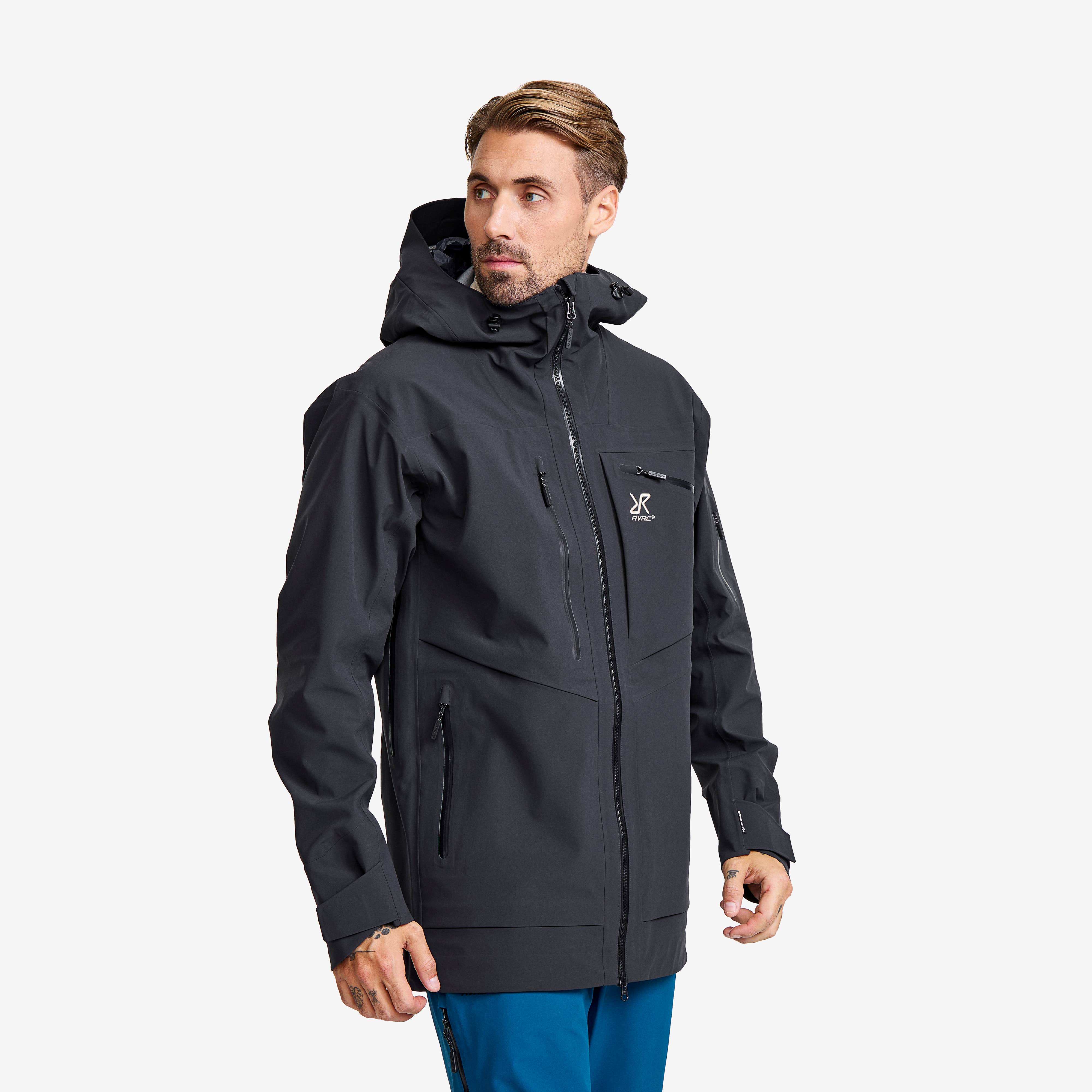 Cyclone Long 3L Jacket Herre Dark Navy