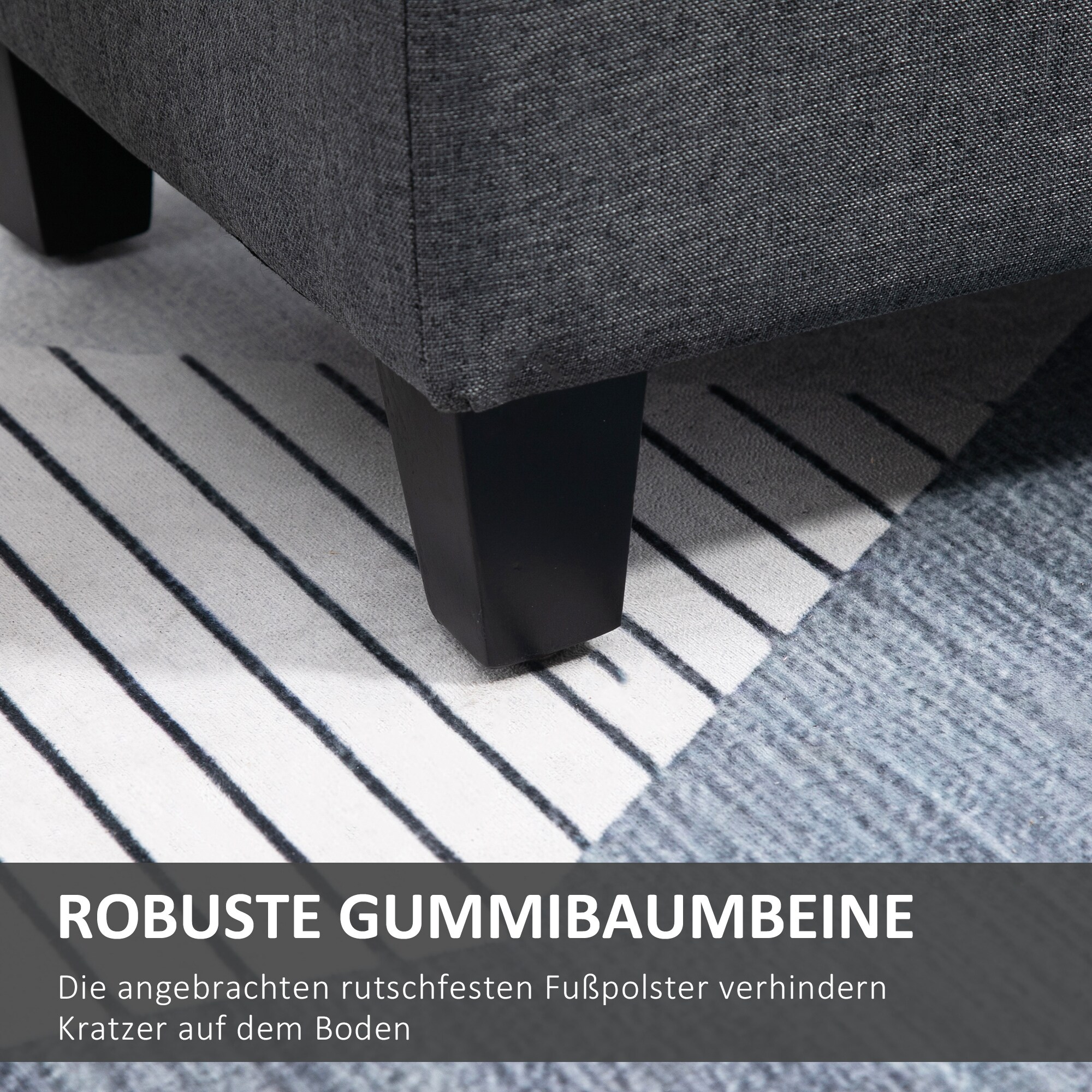 HOMCOM Sitzbank mit Stauraum 100B x 40T x 44H cm