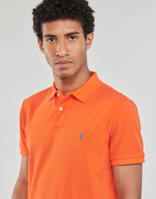 Polo Ralph Lauren - POLO AJUSTE DROIT EN COTON BASIC MESH Naranja