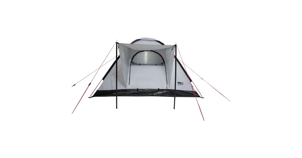 High PeakBeaver 3 tent  (Lichtgrijs/zwart)