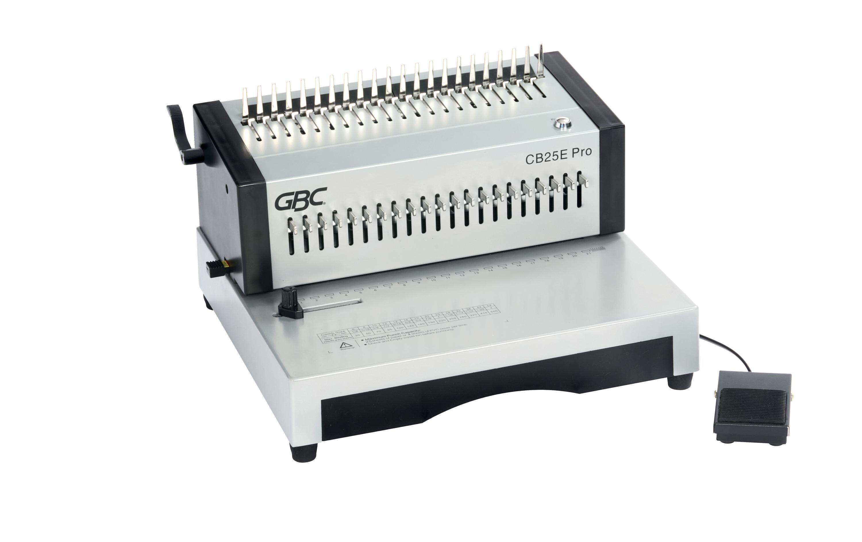 Bindegerät CombBind CB25E Pro 500 Blatt (70 g/m²)<br>Elektrisches Spiralbindegerät