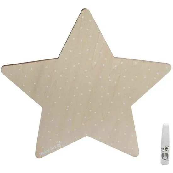 Lampe Étoile avec empreinte   Bois        de               Baby Art
