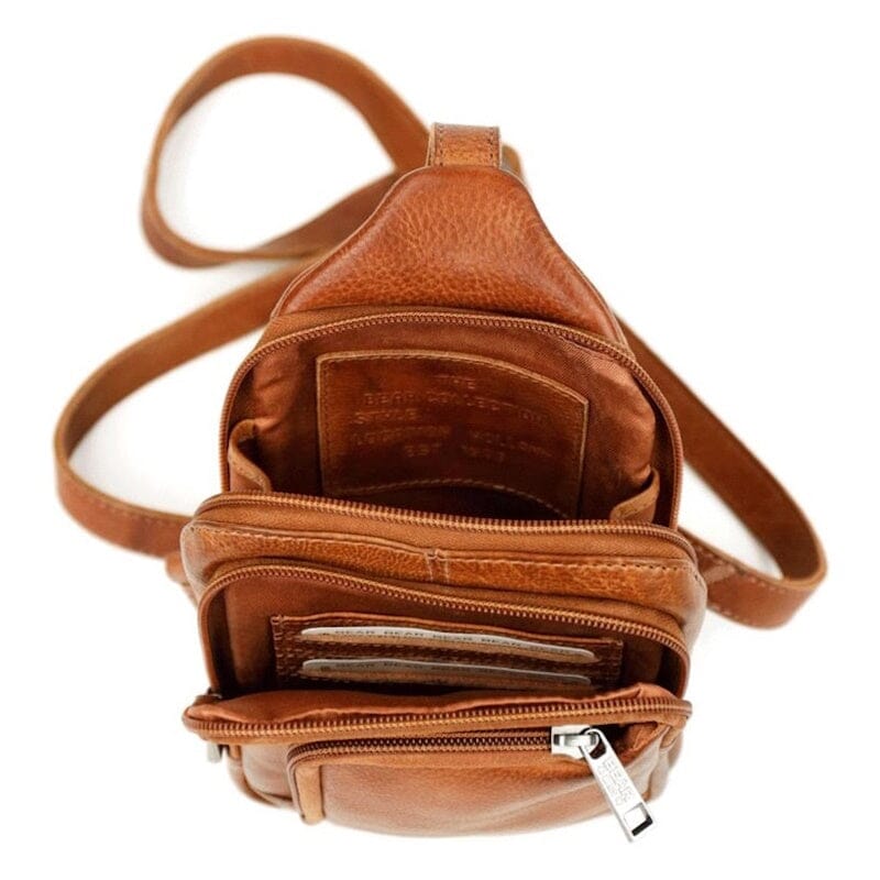 Bear Design Crossbody Tas Katinka Cognac