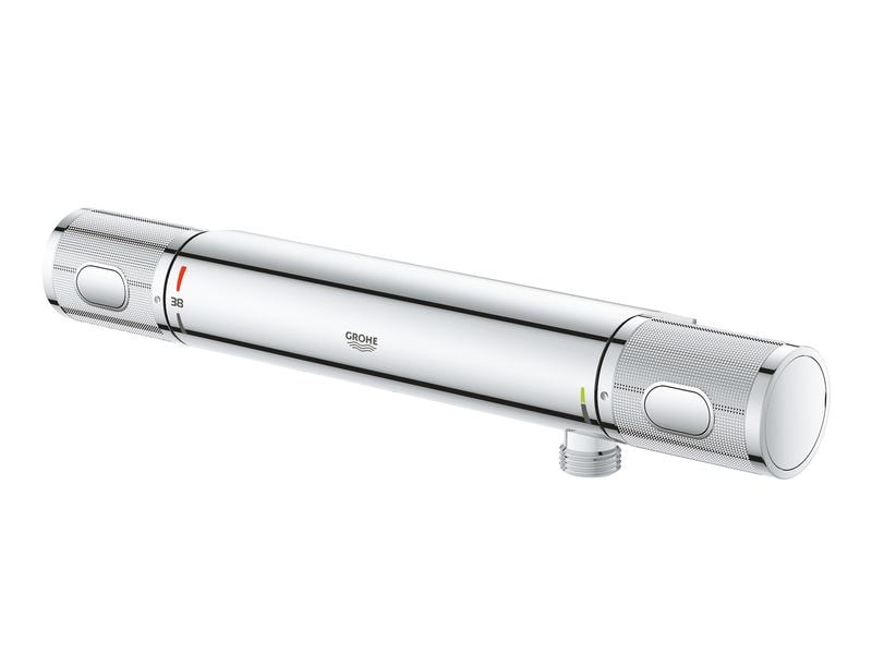GROHE Duscharmatur Precision Feel chrom, 153 mm Stichmass Mit GROHE ProGrip Griff, wassersparend