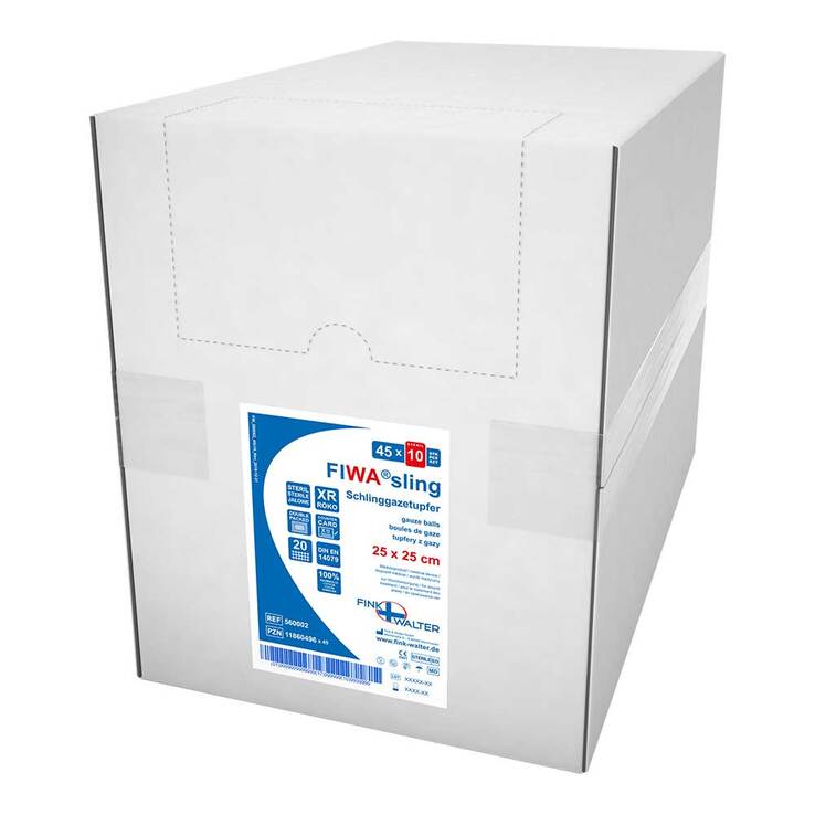 Schlinggazetupfer 25x25 cm steril Ei RK Fiwasling, 10 St