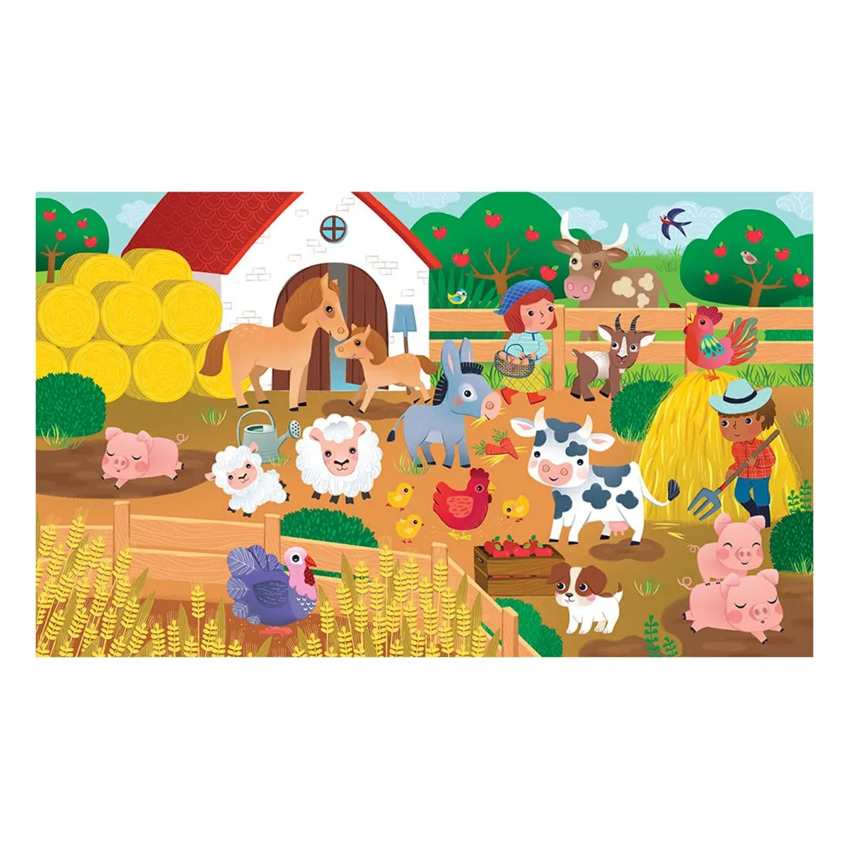 Auzou Livre Et Casse-Tête La Ferme