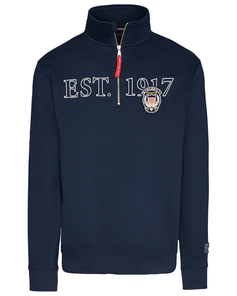 Sweatshirt Half-zip Navy