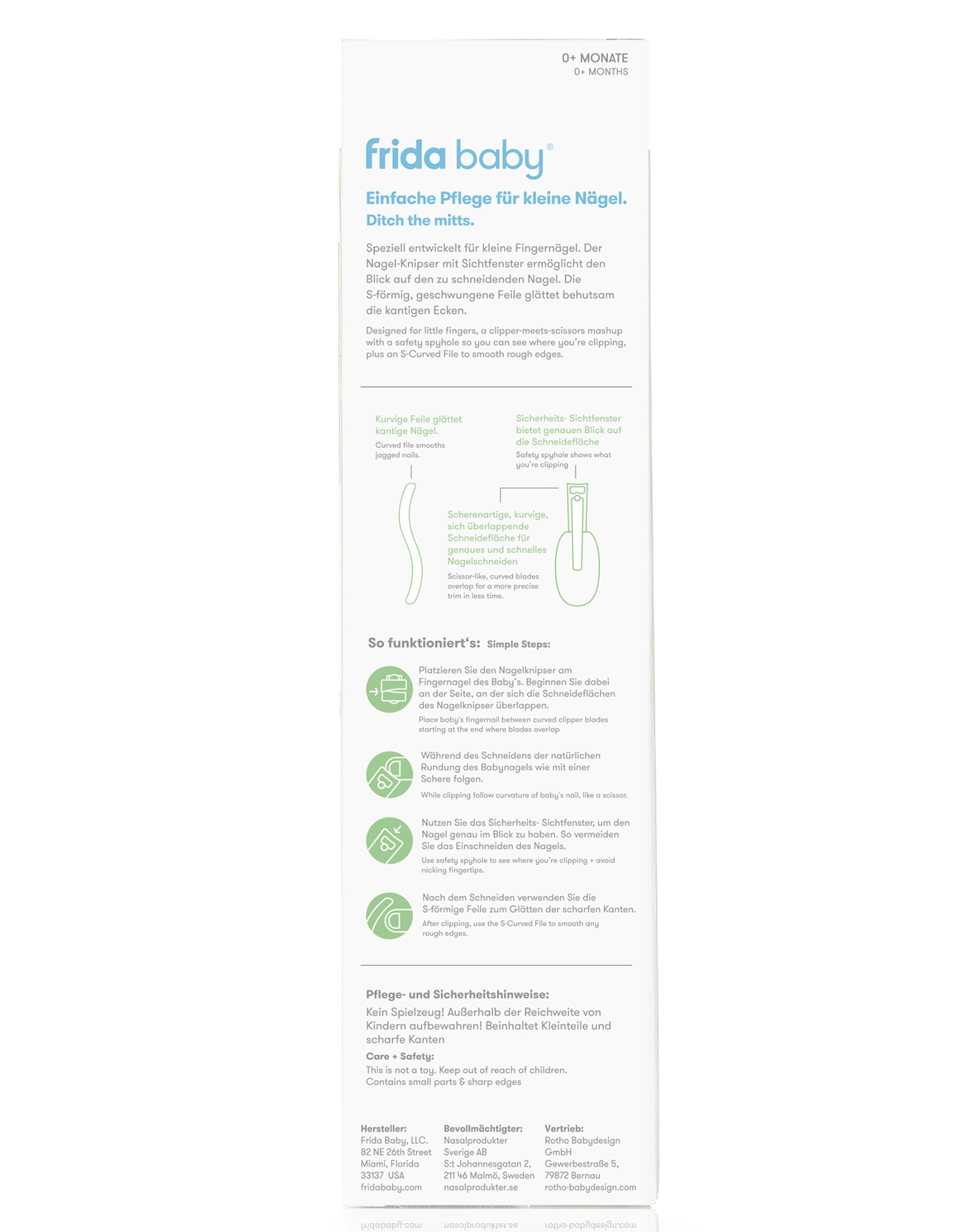 Nagelpflegeset FRIDA BABY - ERGONOMIC 2-teilig