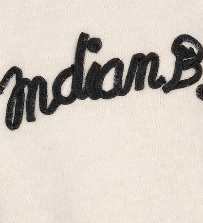 Indische Blue Jeans Bluse - Strick - Sandshell