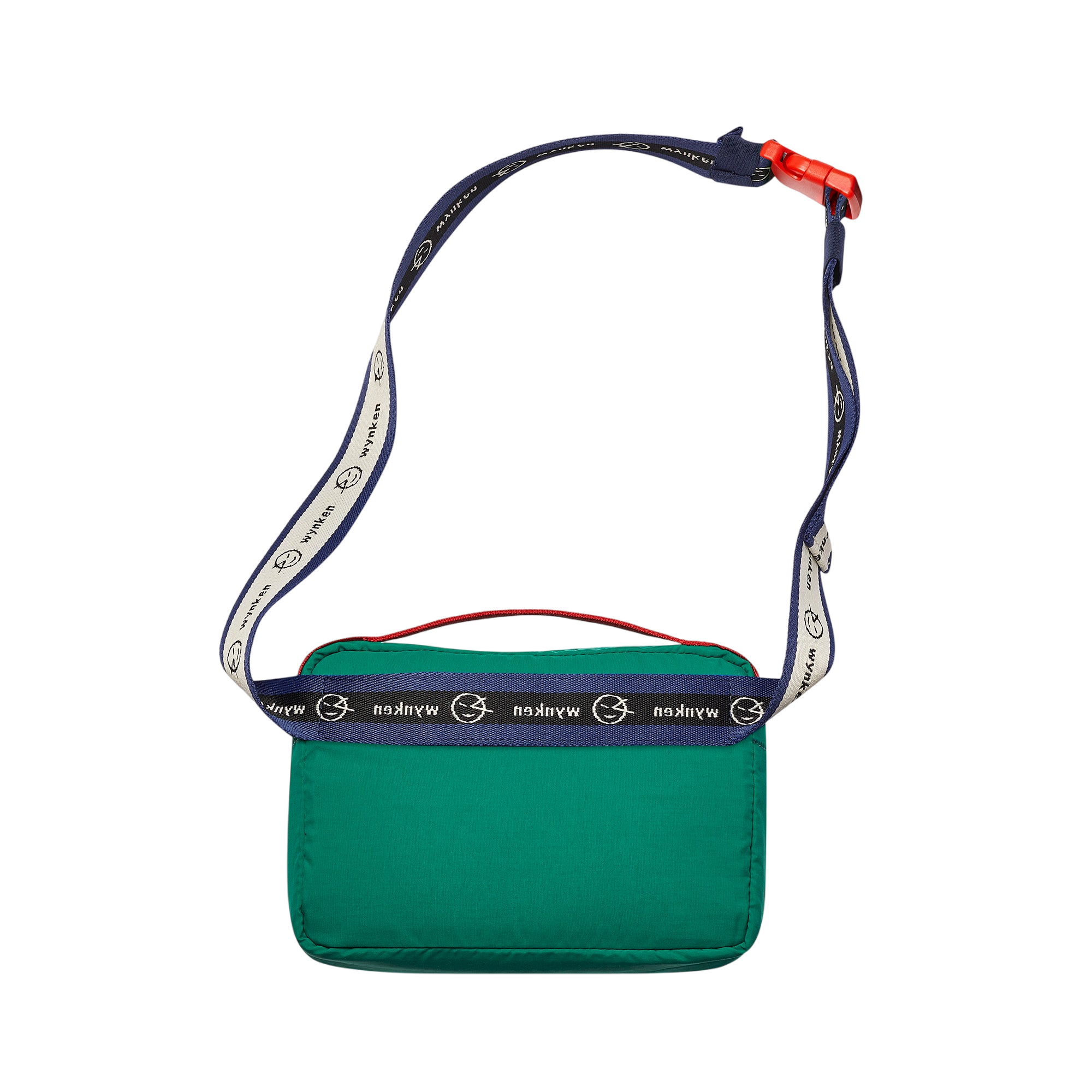 Handtasche Duo Pocket Navy Python Green