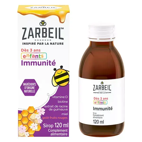 Xarope para Imunidade Infantil Zarbeil®, Sabor Frutas Vermelhas, Frasco de 120 ml