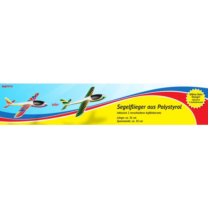 Besttoy - Segelflieger - ca. 51 x 55 cm