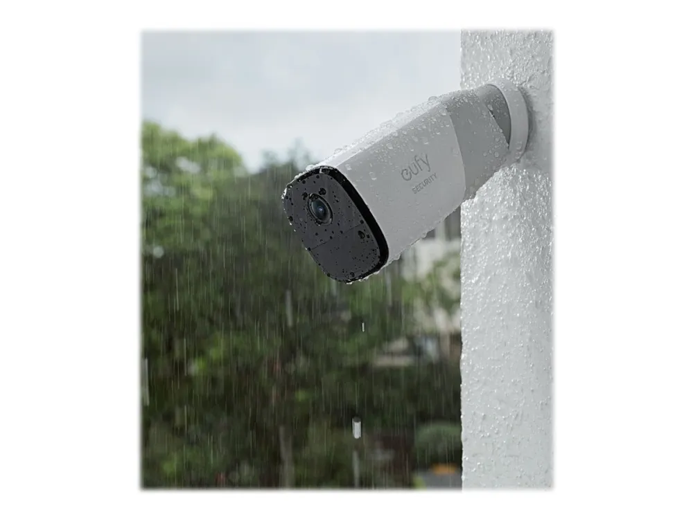 Eufy eufyCam 2 Pro - Netværksovervågningskamera - udendørs, indendørs - vejrbestandig - farve (Dag/nat) - audio - trådløs - WiFi - med Eufy HomeBase 2 (pakke med 3)
