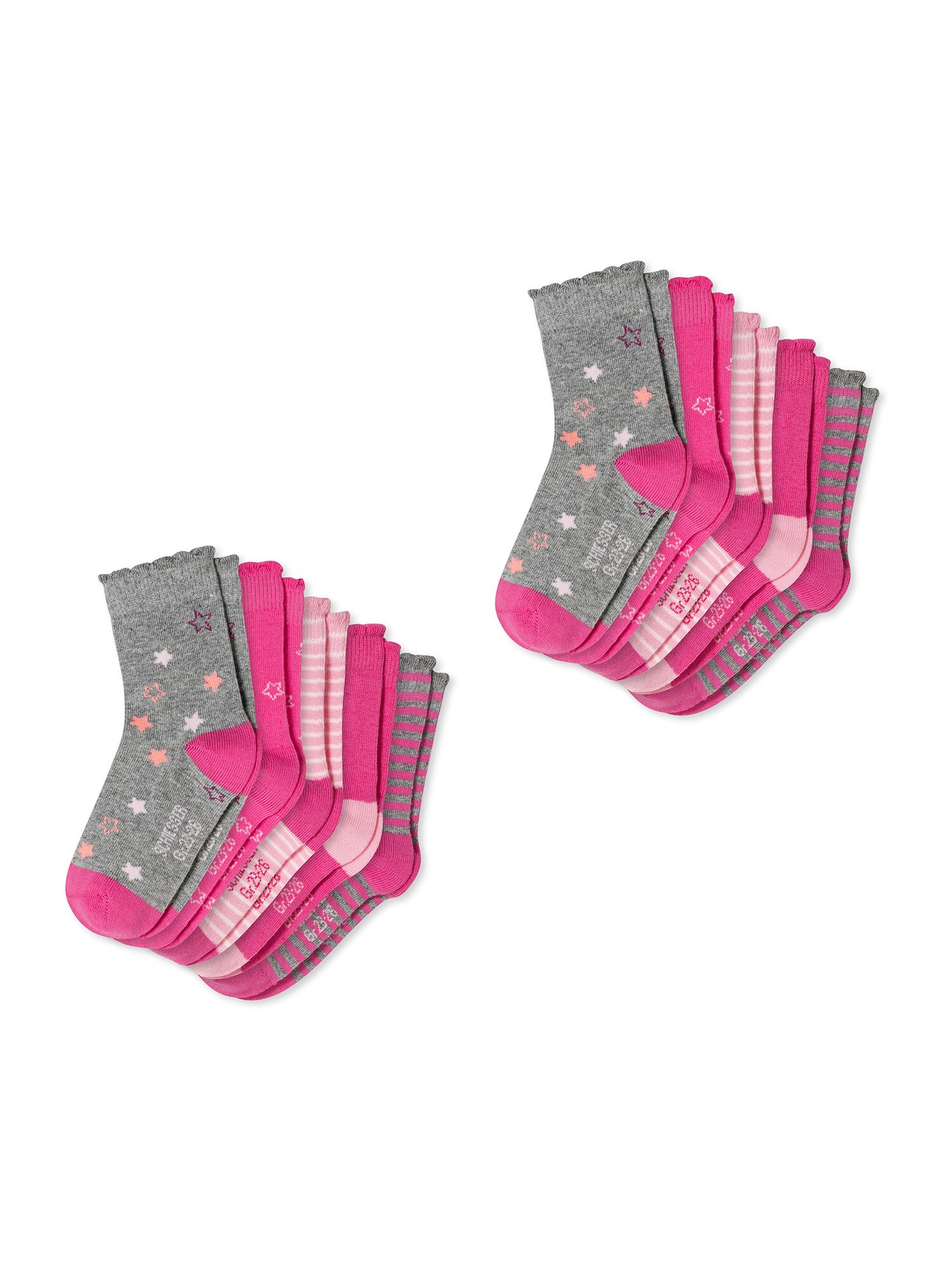 Schiesser Mädchen Freizeitsocken Muster Mix 10er Pack