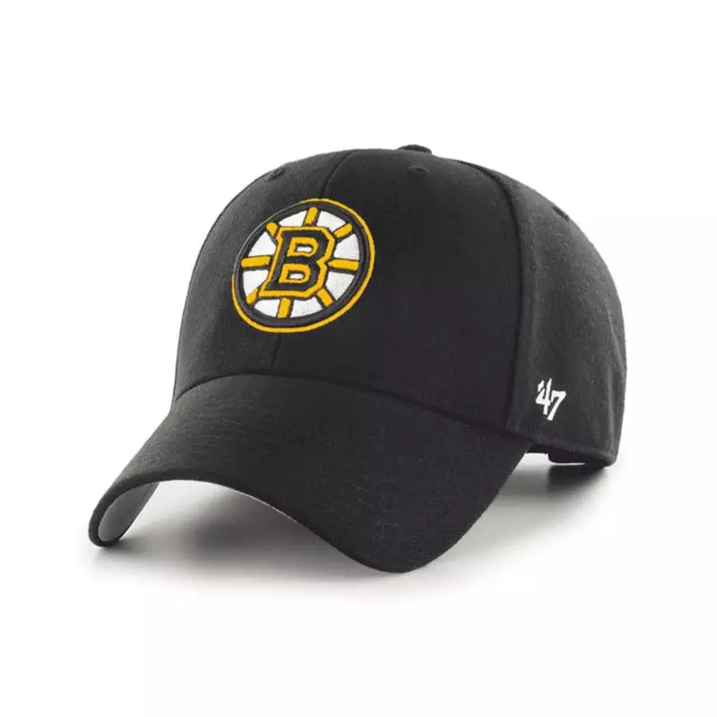 Casquette 47 BRAND Nhl Boston Bruins Mvp Logo Noir