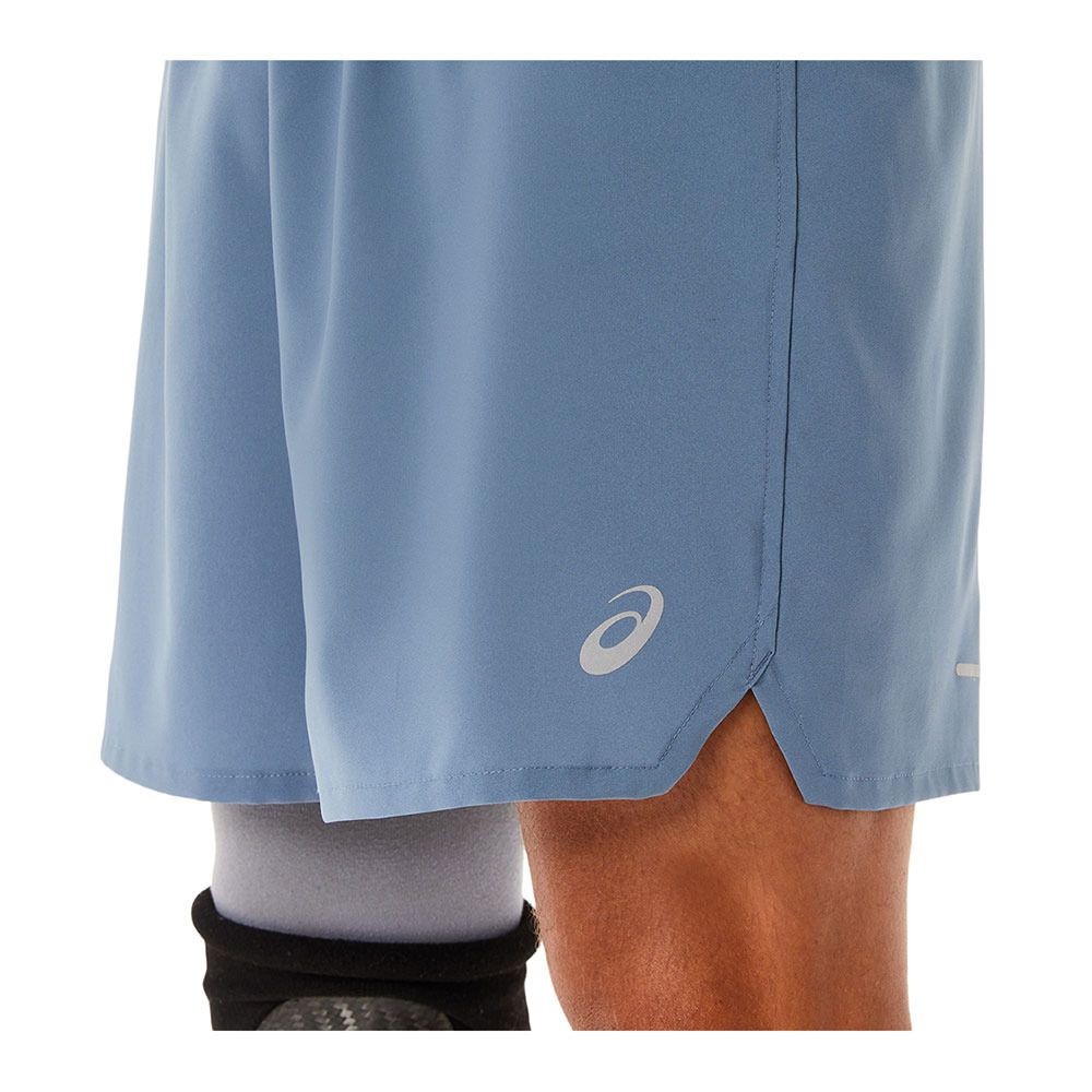 Asics ROAD 7IN - Short Homme steel blue