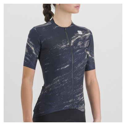 Maillot Manches Courtes Femme Sportful Cliff Supergiara Bleu/Blanc