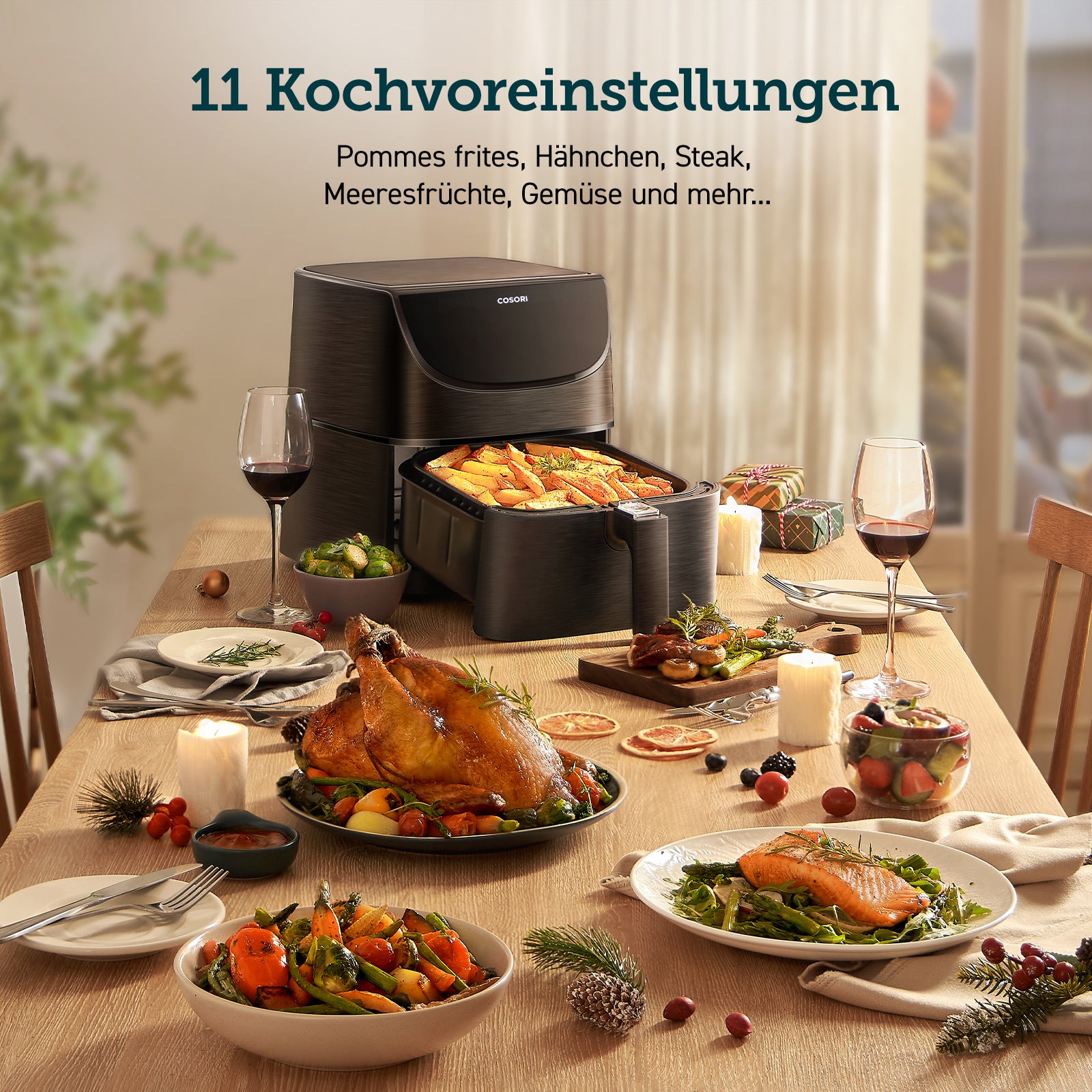 COSORI 5,5-Liter Heißluftfritteuse