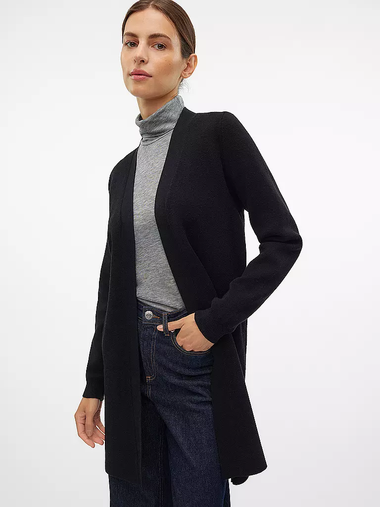 VERO MODA Strickjacke  VMNANCY  schwarz