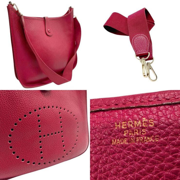 Hermès Vintage Hermès Evelyne Red