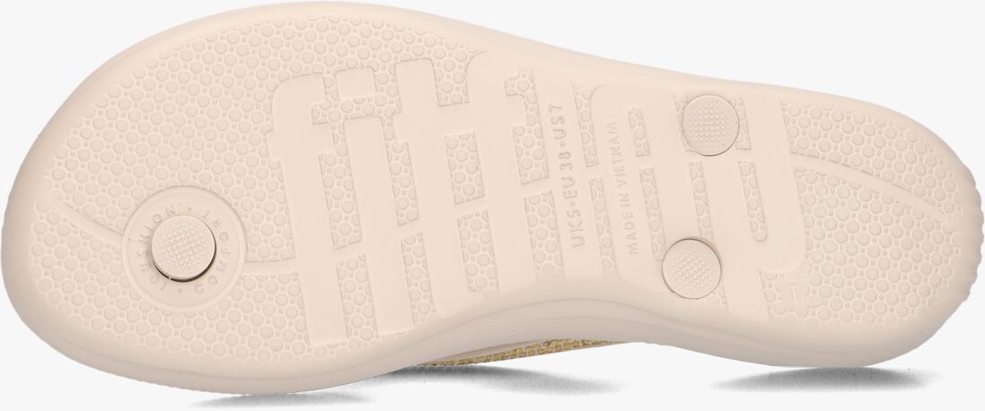 witte fitflop teenslippers iqushion sparkle