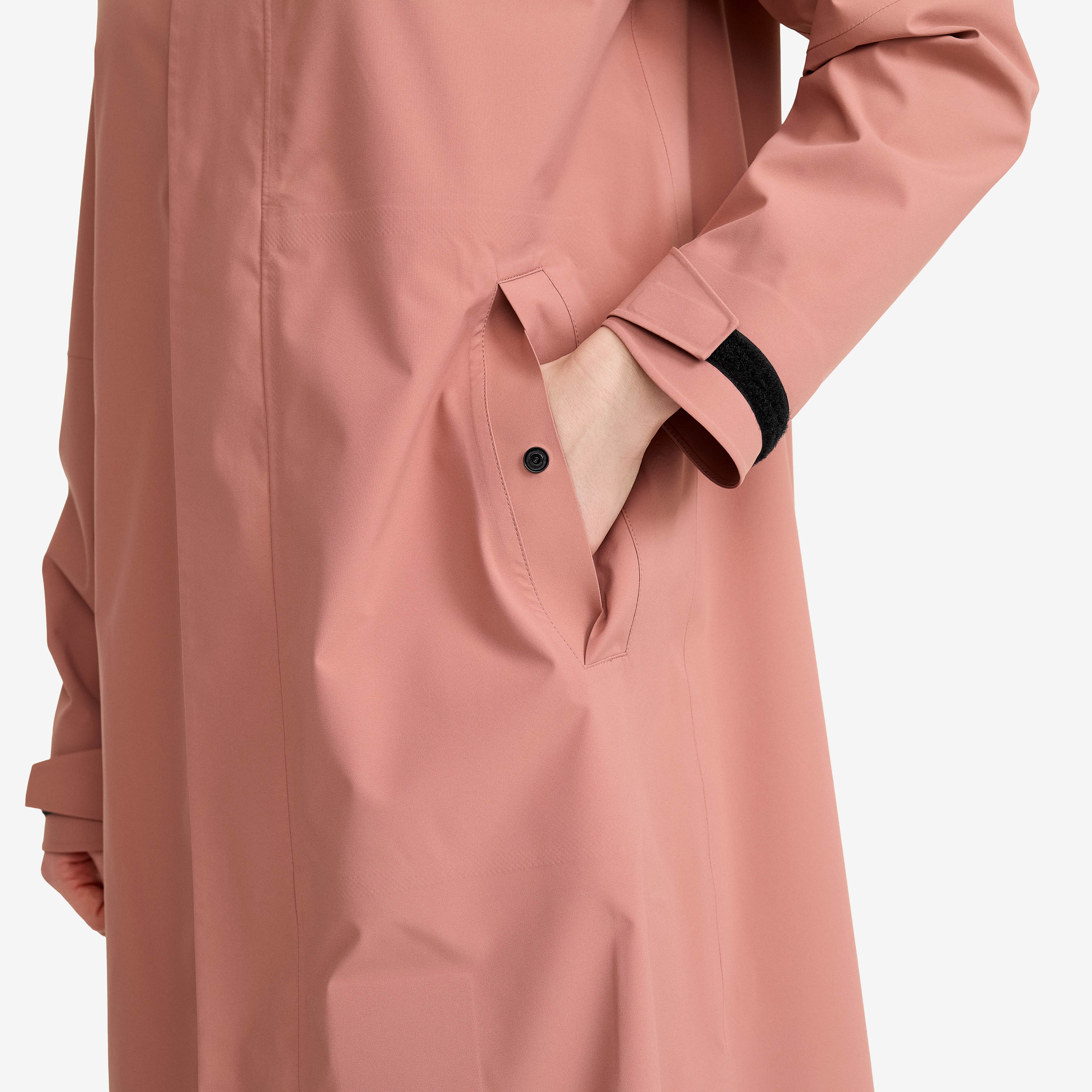 Cloud 3L Long Shell Parka Dame Pink Wood