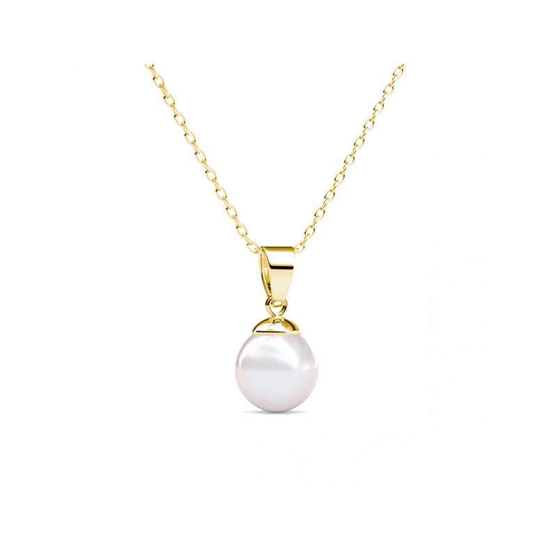 Pendentifs Full Moon Pearl - Doré
