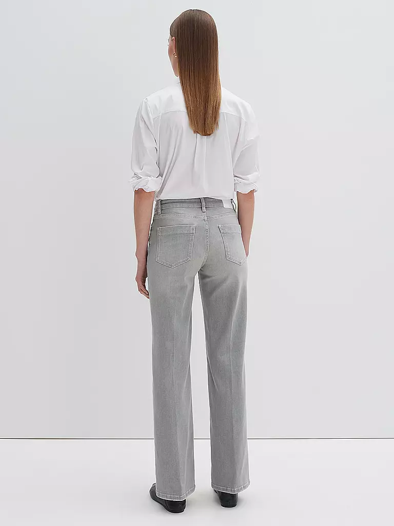 SOMEDAY Jeans Wide Fit CARIE LINE grau