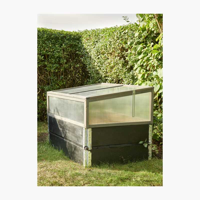 Drivhus for plantekasse, 120 x 80 cm