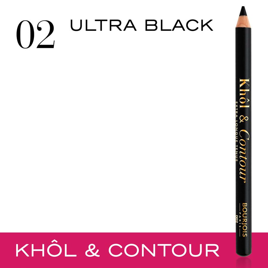 Bourjois Khôl & Contour 02 Ultra Black 1,2g