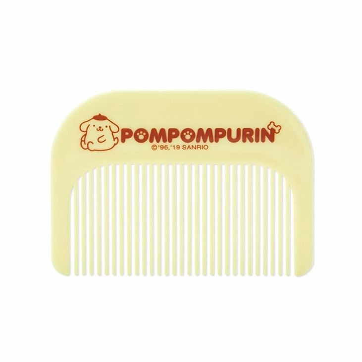 Sanrio - Pompompurin Gezichtsspiegel & Kam Set