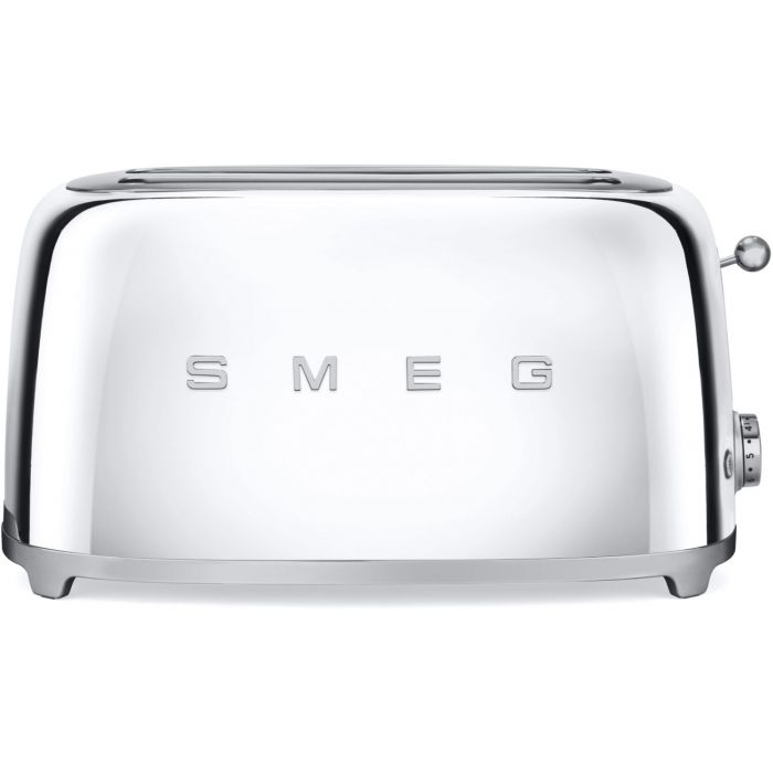 SMEG Toaster 2-Schlitz Lang 50's Retro Style TSF02SSEU Chrom