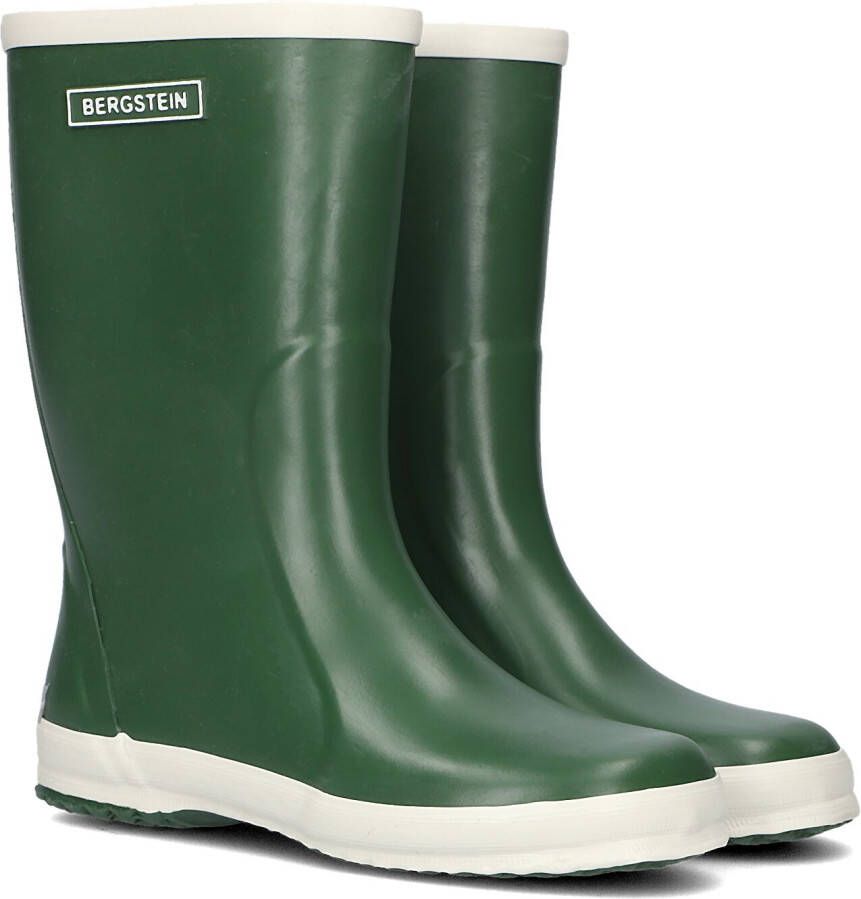 Bergstein regenlaarzen Donkergroen Rubber Effen 24