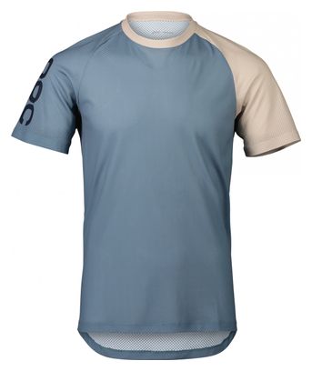 Maillot Manches Courtes POC MTB Pure Bleu / Beige