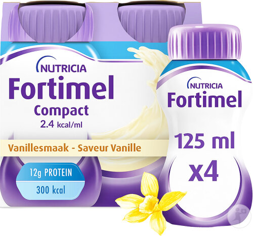 Fortimel Compact 2,4kcal Vanille 4x125ml