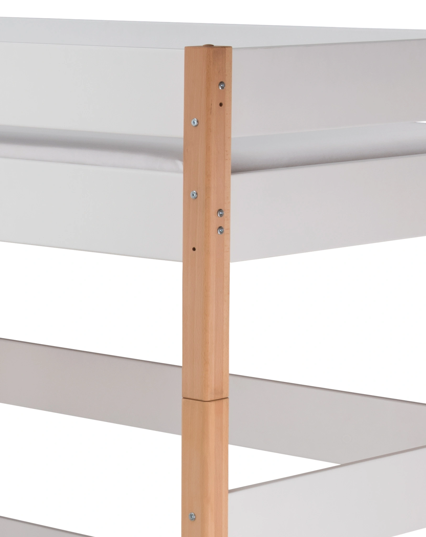 Umbauset Etagenbett INFANSCOLOR (Farbe: weiß/Buche)