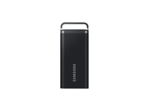 Samsung T5 Evo MU-PH4T0S - SSD - krypteret - 4 TB - ekstern (bærbar) - USB 3.2 Gen 1 (USB-C stikforbindelse) - 256-bit AES - sort