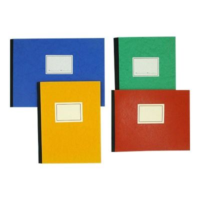 ELVE - Piqûre comptable - 6 colonnes par page - 32 x 25 cm - 80 pages