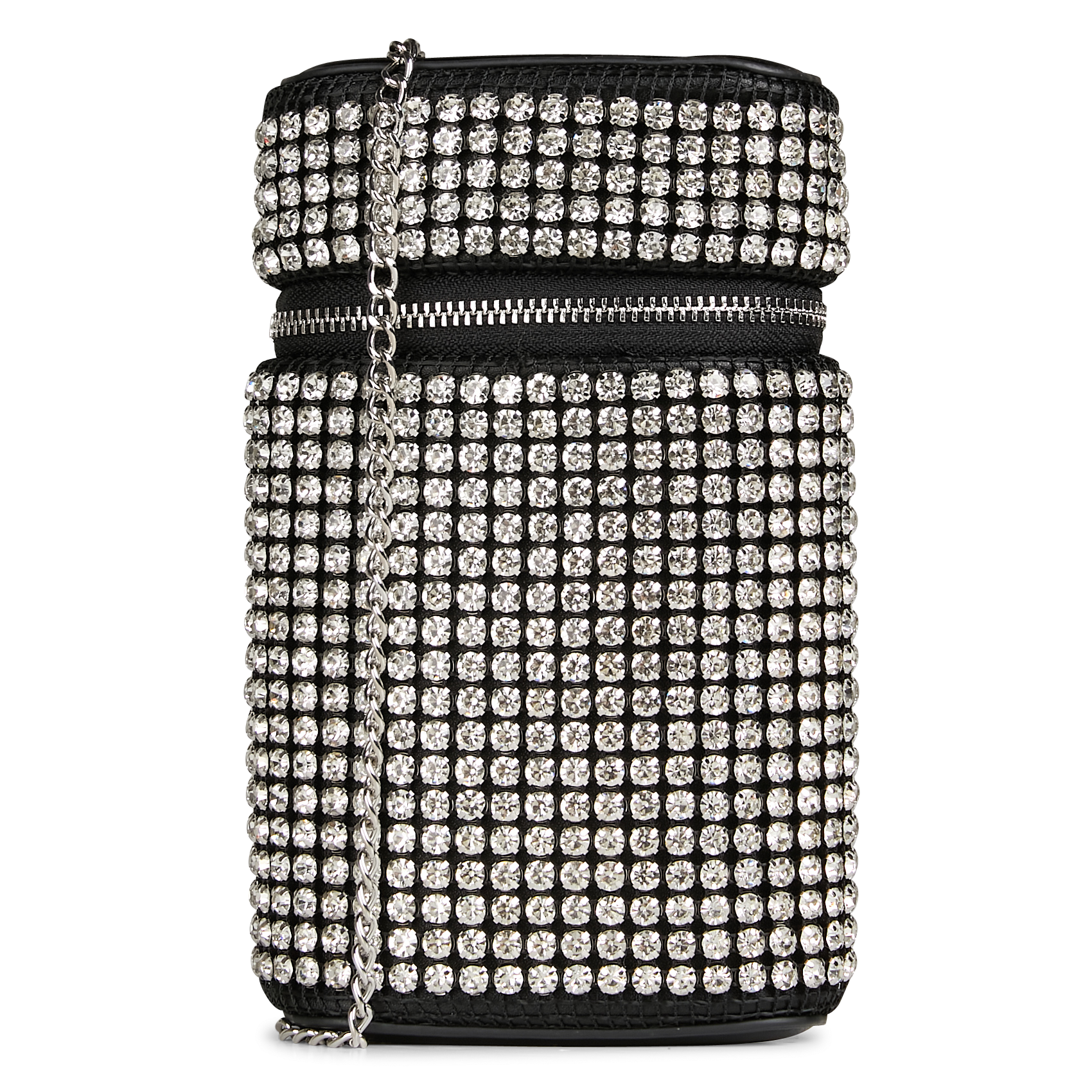 Pochette téléphone à strass | Noir