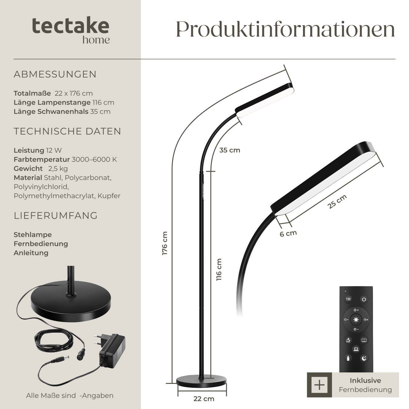 Stehlampe Prisma