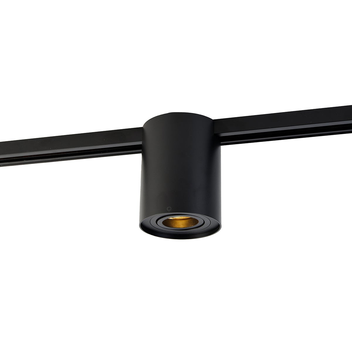 Moderne eenfase railspot, zwart - Rondoo Up