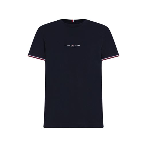 Tommy Hilfiger Logo Tipped T-shirt, Desert Sky, XL