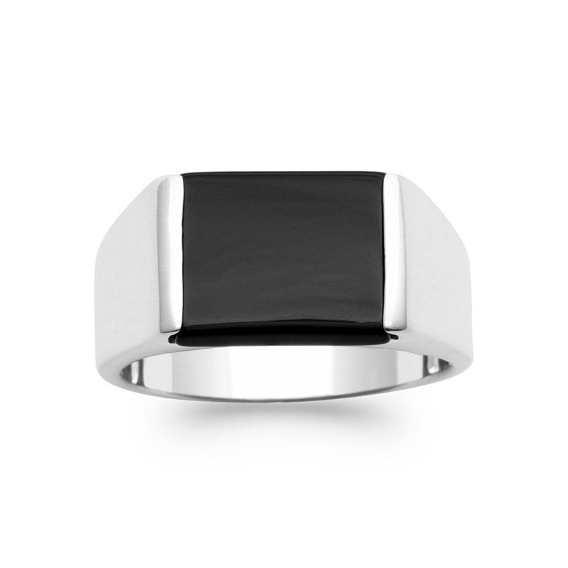Bague Femme - Argent 925 - Onyx synthétique