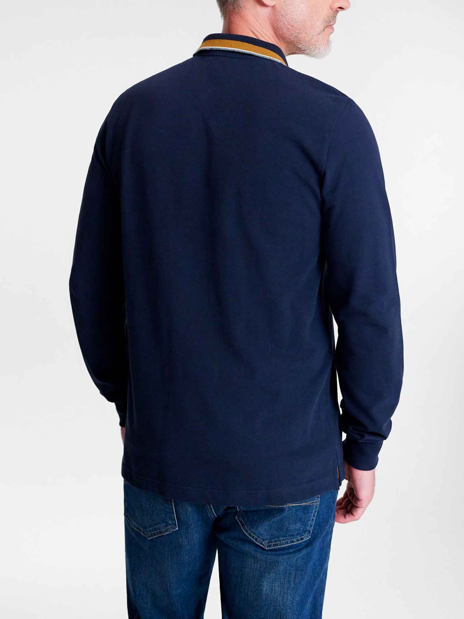 Polo Homme Coton Biologique Marine