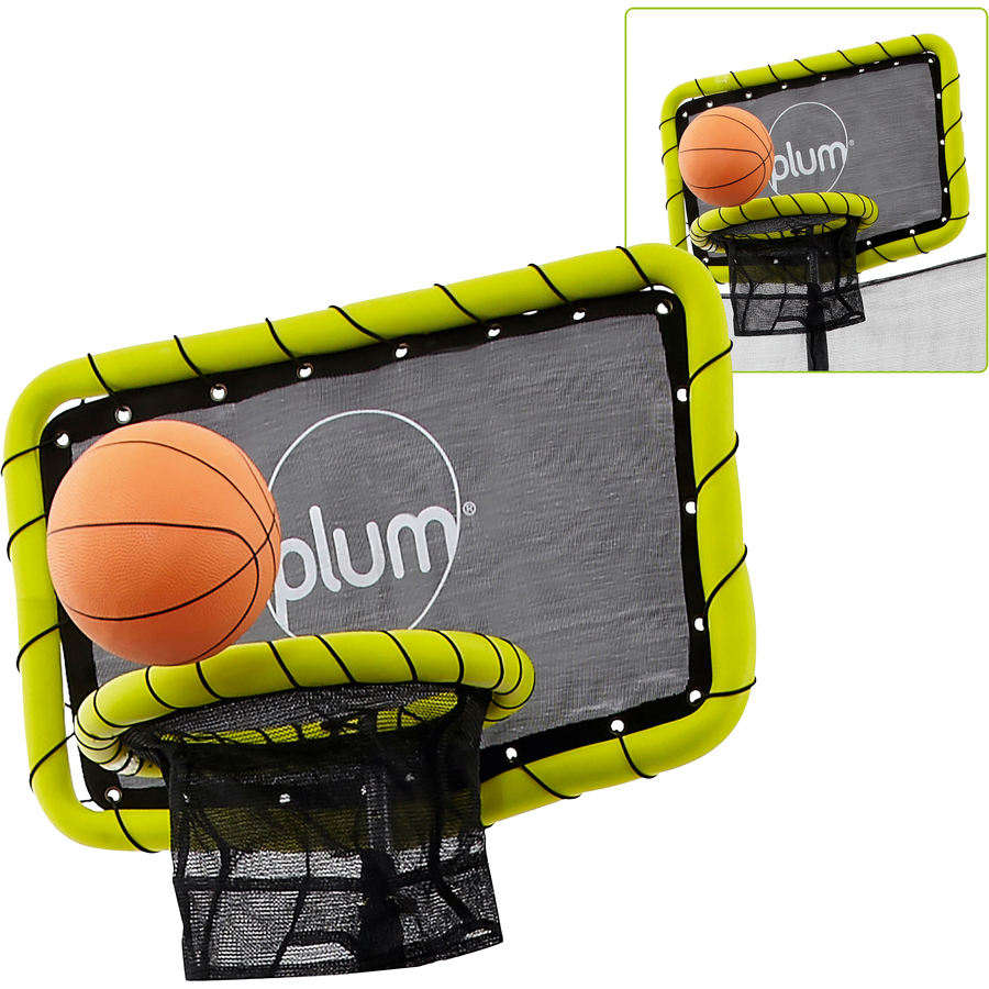 plum® Basketball-Set für Trampolin grün