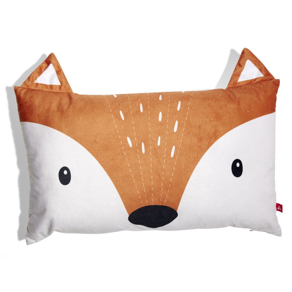 Coussin rectangulaire motif renard ou biche 30x50cm