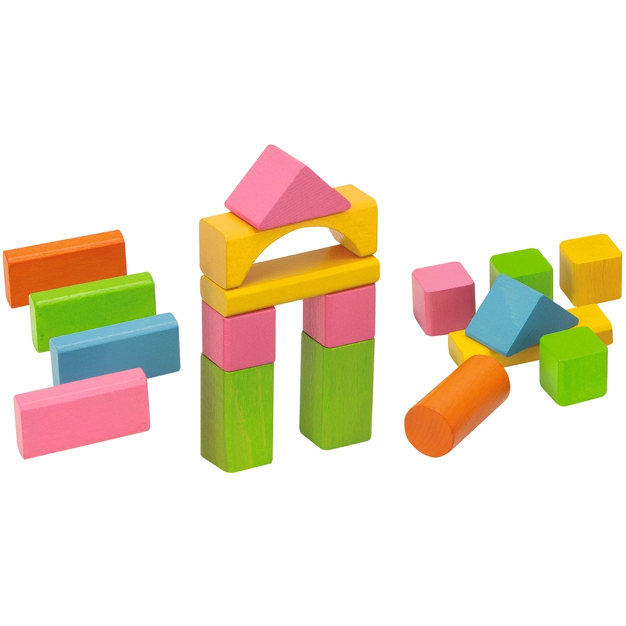 Eichhorn Bunte Holzbausteine 75 Teile