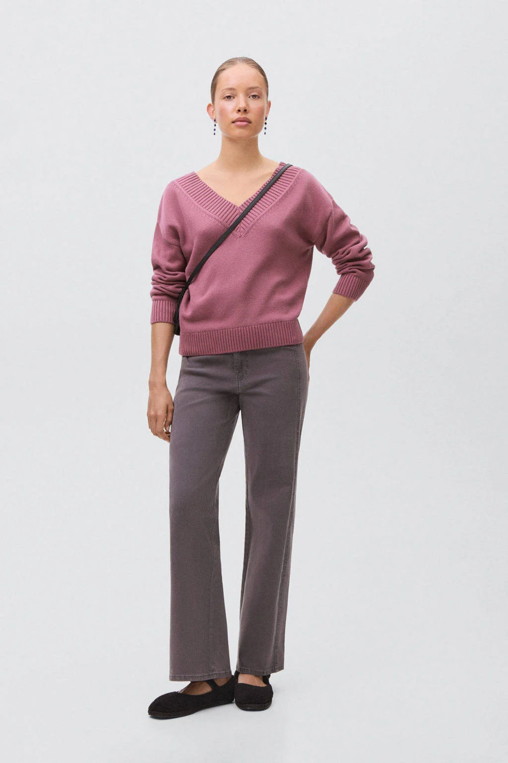 MANGO TEEN gebreide trui roze